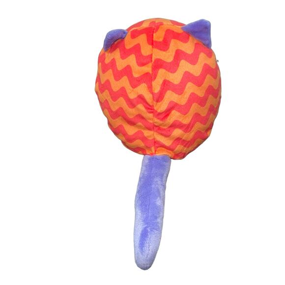 Misfittens Cat Kitten Get Meow of Here Plush Orange Purple Stuffed Animal 9" - Picture 6 of 11